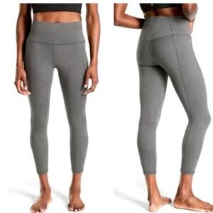 Athleta stash pocket II  7/8 tight gray Size XXS